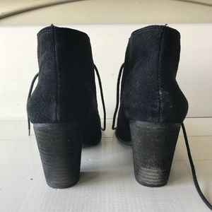 BCBGeneration Shoes - BCBG Generation black suede tie up booties BCBGeneration Shoes - BCBG Generation black suede tie up booties